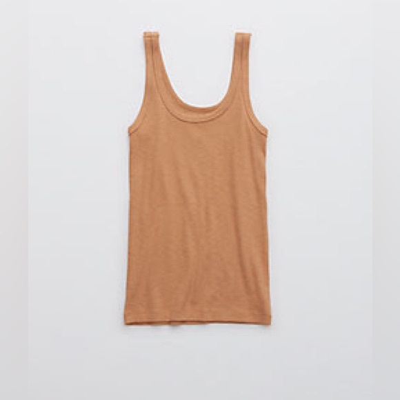 Aerie Bundle of 2- No BS waffle tank tops in Toasty and Sands size XS - Picture 6 of 6